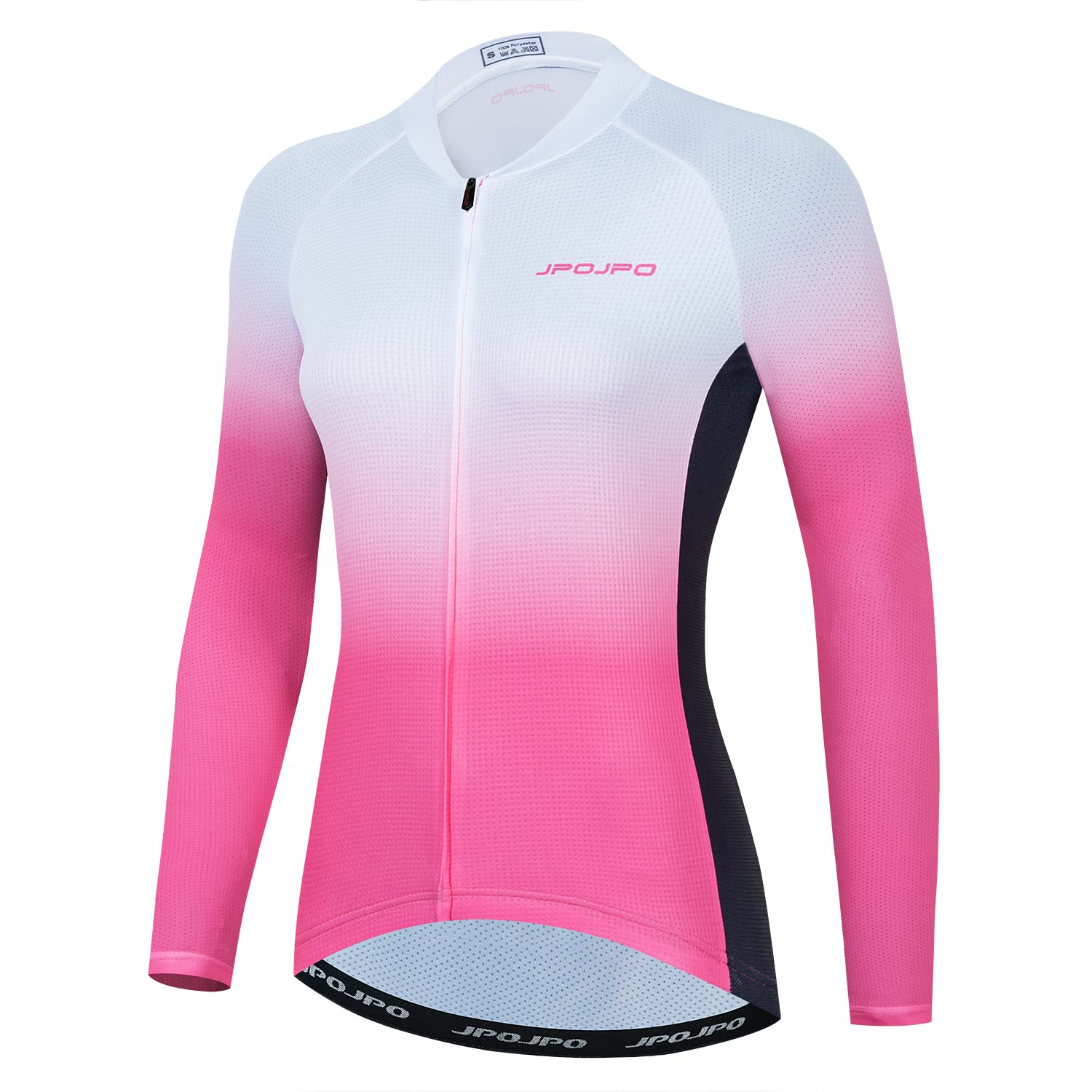 HimyBB Women Cycling Jersey Pro Team Long Sleeve Bike Shirt Tops UPF 50+ Sun Protection S