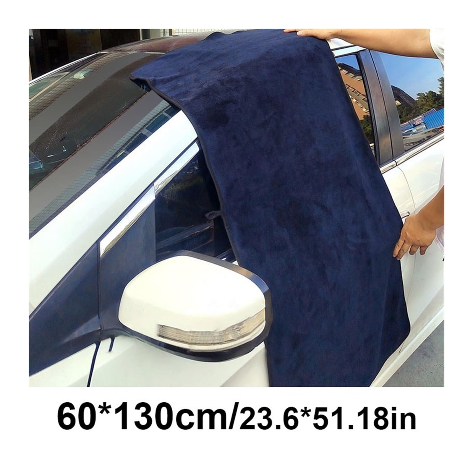 Professional Microfiber Car Wash Towel - High Absorption Thickened Soft Cleaning Drying Cloth 60x130 160cm C — view 2