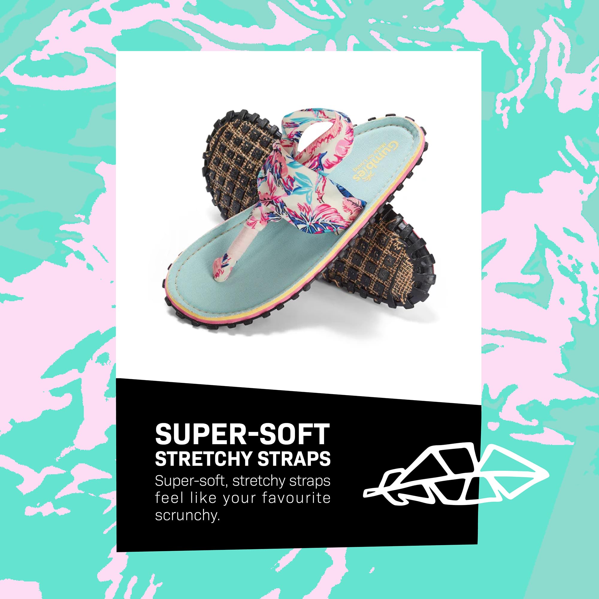 Gumbies Japonki w dużych rozmiarach, wielokolorowe, 2617 Aztec, duże buty damskie