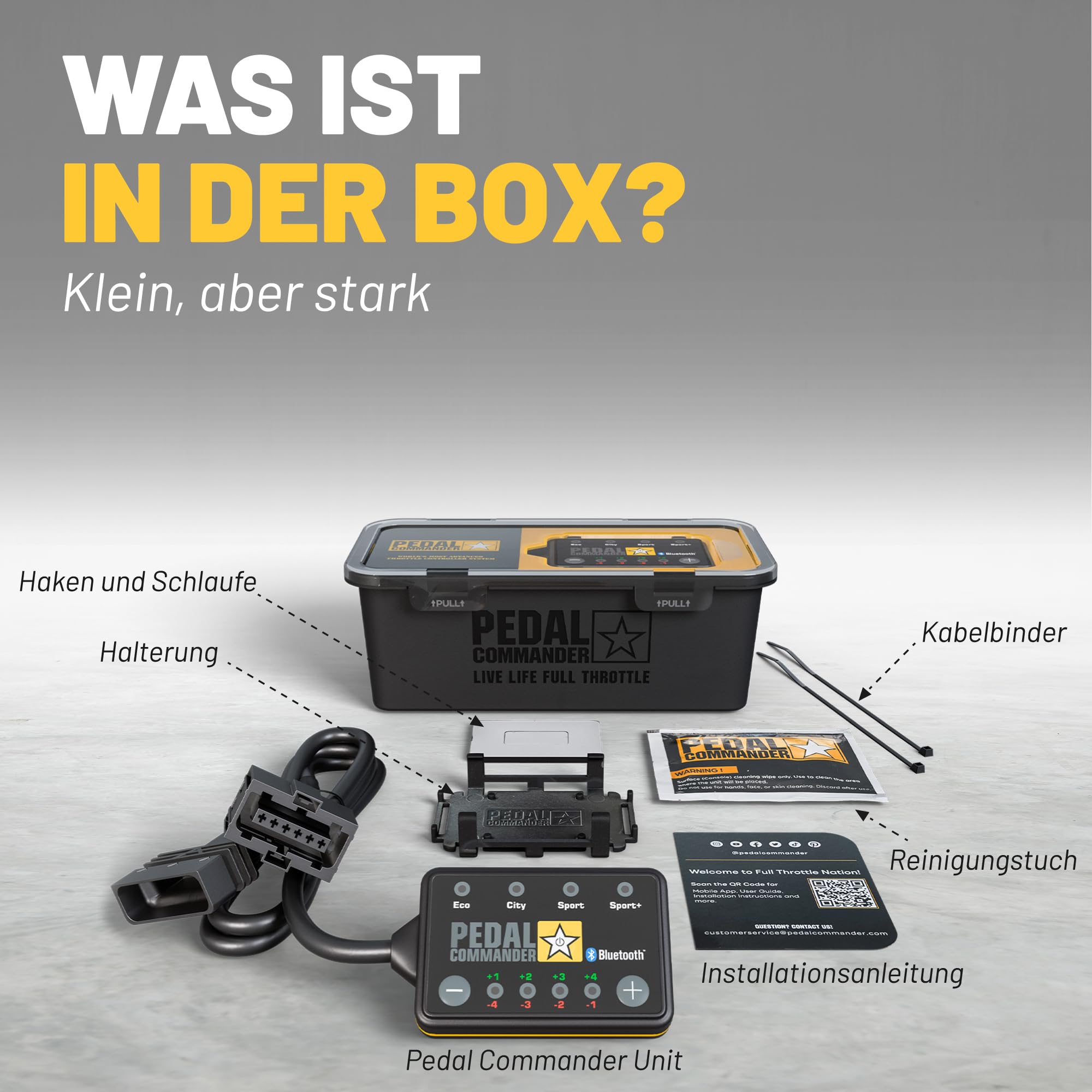 PEDAL COMMANDER ist für Jeep Renegade (2015 und neuer) (BU) Sport, Latitude, Limited, Altitude, Trailhawk und alle anderen Modelle (1.4L 1.6L 2.4L) Benzin und Diesel - PC07