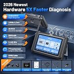 XTOOL D7S Bidirectional Scan Tool: 2026 V2.0 All System OBD2 Scanner with AI Diagnostics, ECU Coding, 39+ Resets, FCA AutoAuth, CAN FD, 3-Year Free Update, Active Tests, Diagnostic Tool with ABS Bleed