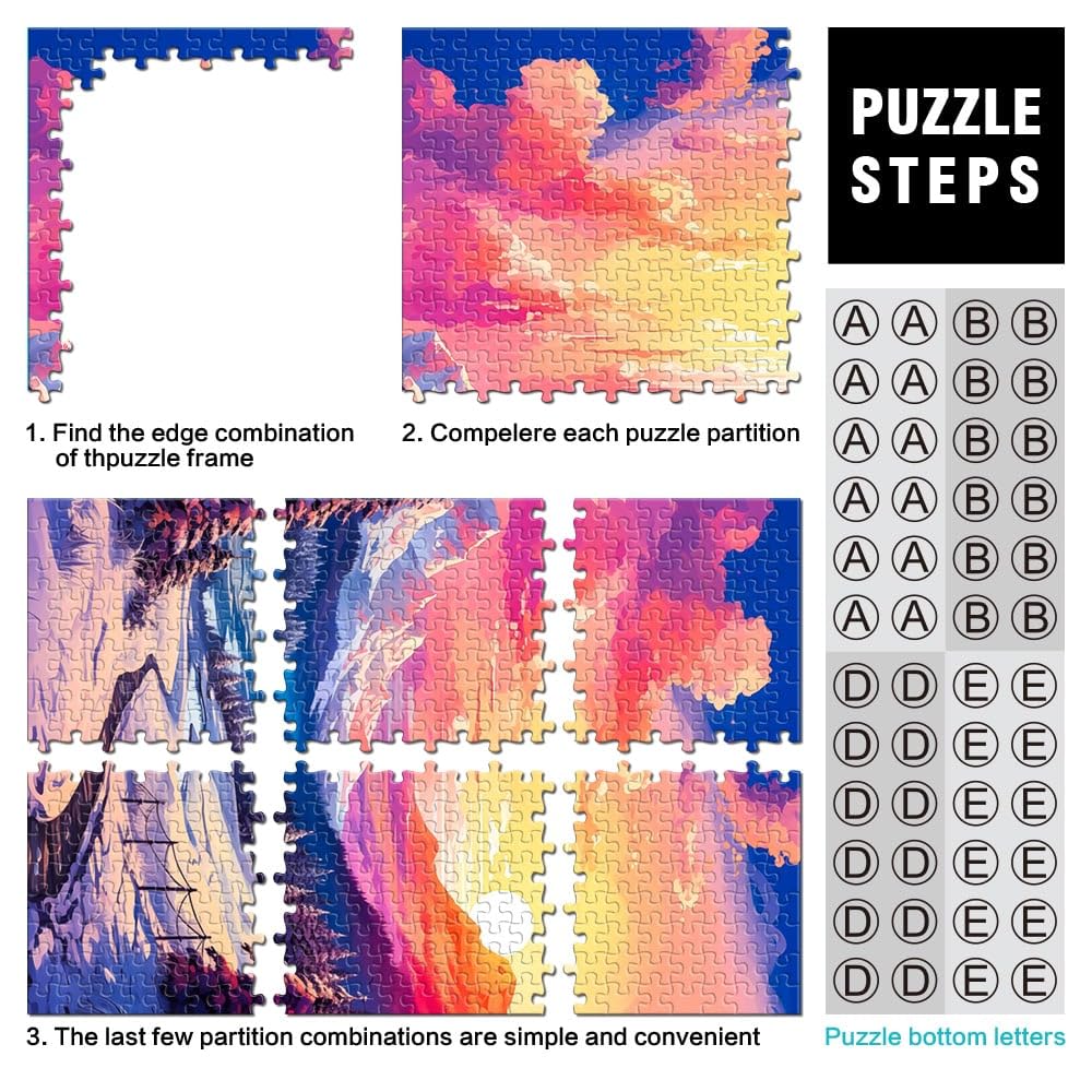 2000-teiliges Puzzle für Erwachsene, Pfad, Schnee, Spielzeug, Denkspiel, ganze Familie, 70 x 100 cm, für Teenager ab 14 Jahren