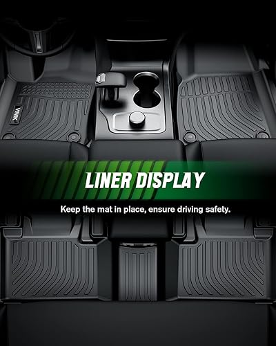 Miniatura 8 de VIWIK Alfombrillas compatibles con Sorento 2016-2020 de 7 asientos, alfombrillas de automóvil para todo tipo de clima, el juego completo incluye 123