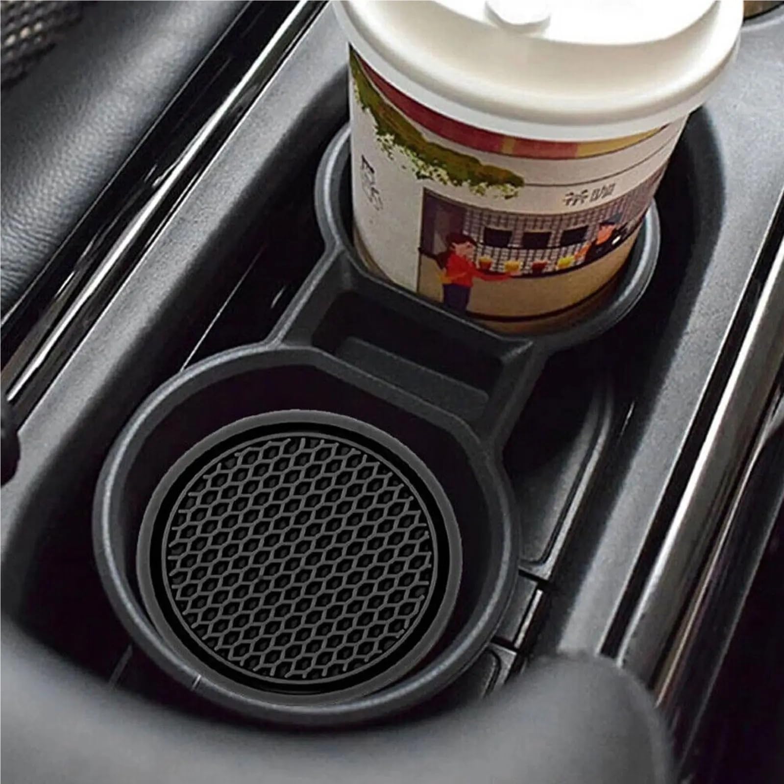 Sottobicchieri, Sottobicchiere da 12 Pezzi, Tappetino in Gomma Antiscivolo for Tazza d'Acqua con Strass diamantati for sottobicchiere portabottiglie for Auto