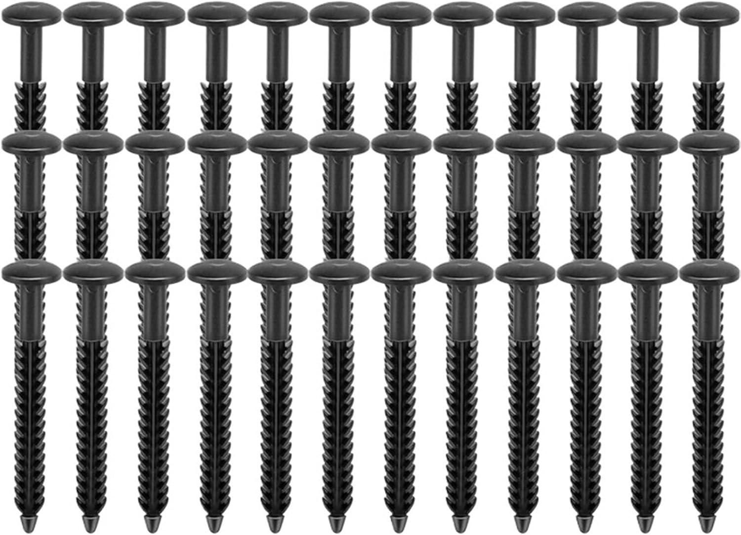 Shutter Fasteners 60/120/180pcs Plastic Shutter Fastener Window Pegs Screw Panel Pin Spikes Anchor Fasteners(120pcs)