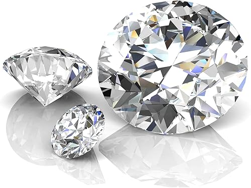 Piedra de moissanite de 0.039 in a 0.102 in, corte brillante, color D-F, claridad VVS, mini piedra preciosa de diamante suelto de tamaño pequeño