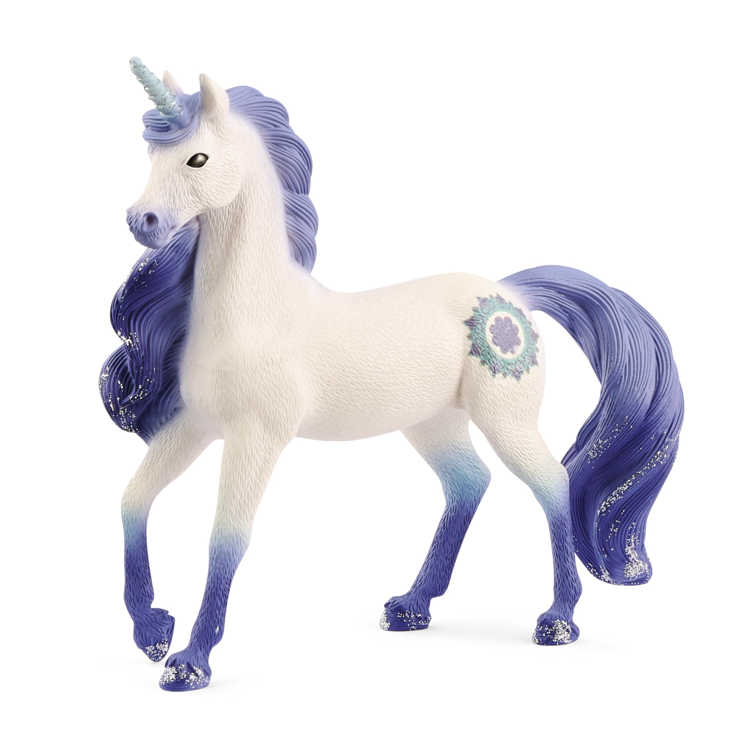 SCHLEICH bayala - Mandala Unicorn Stallion Toy for Girls and Boys - Fantasy Horse Figurine for Kids Ages 5+