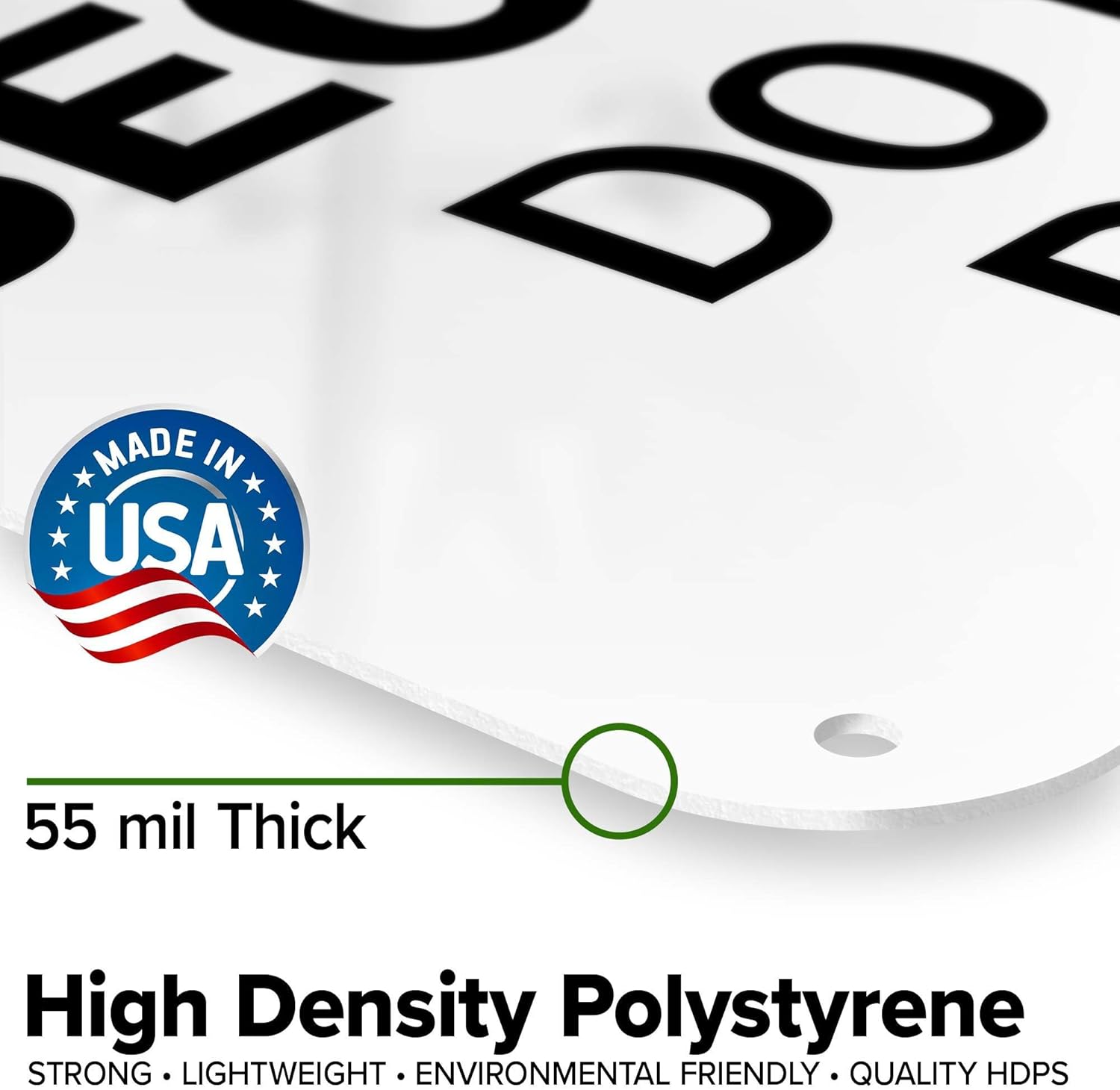 Notice Secure Area Do Not Prop Door Open OSHA Sign, 18x24 Inches, 55 mil thick HDPS (high density polystyrene), Made in USA by My Sign Center