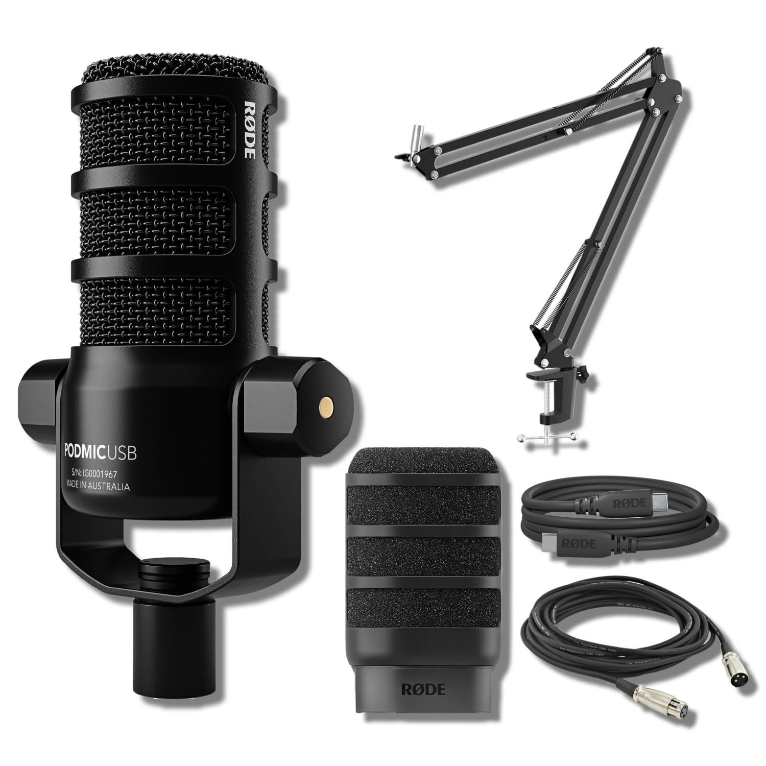 Amazon.com: Rode PodMic USB Dynamic Broadcast Microphone with WS14 Amazon.com: Rode PodMic USB Dynamic Broadcast Microphone with WS14