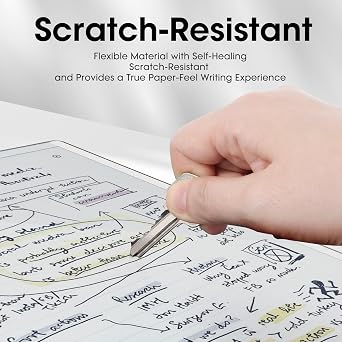 Magnetic Screen Protector for reMarkable Paper Pro 11.8 Reusable TPU Matte Clear Paperlike Film 2024, Anti-Scratch & Anti-Glare Clear Hard Film, Bubble-Free Installation (Not Tempered Glass)