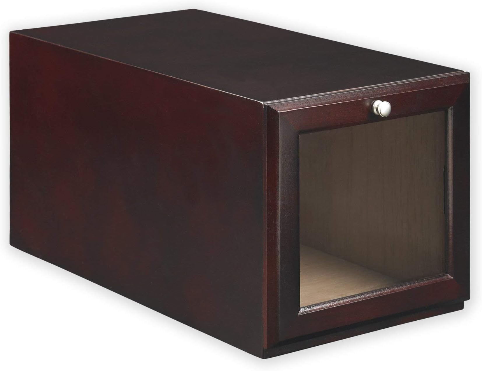 ShoeTrap Hightop/Heel Shoe Storage Box, Mahogany