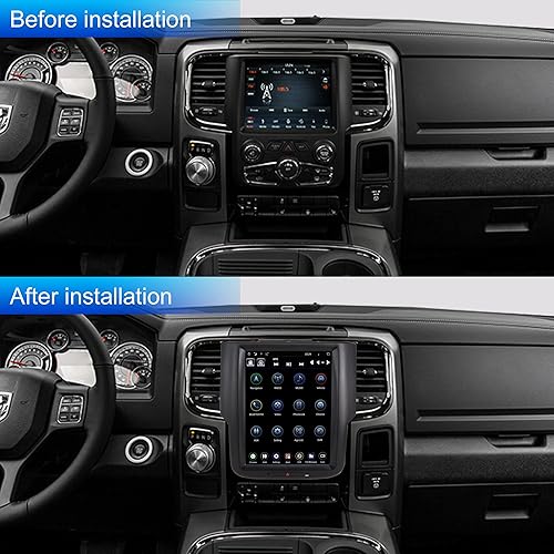 Miniatura 3 de LINKSWELL GEN IV - Repuesto de radio de 10.4 pulgadas para RAM 2014 a 2018 camiones 1500 2500 3500 Android 8.1 T-Style Head Unit pantalla táctil