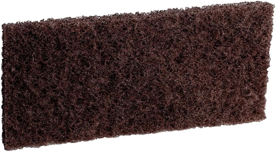 3M Doodlebug Brown Scrub 'N Strip Pad 8541, 4.625 in x 10 in (20 count)