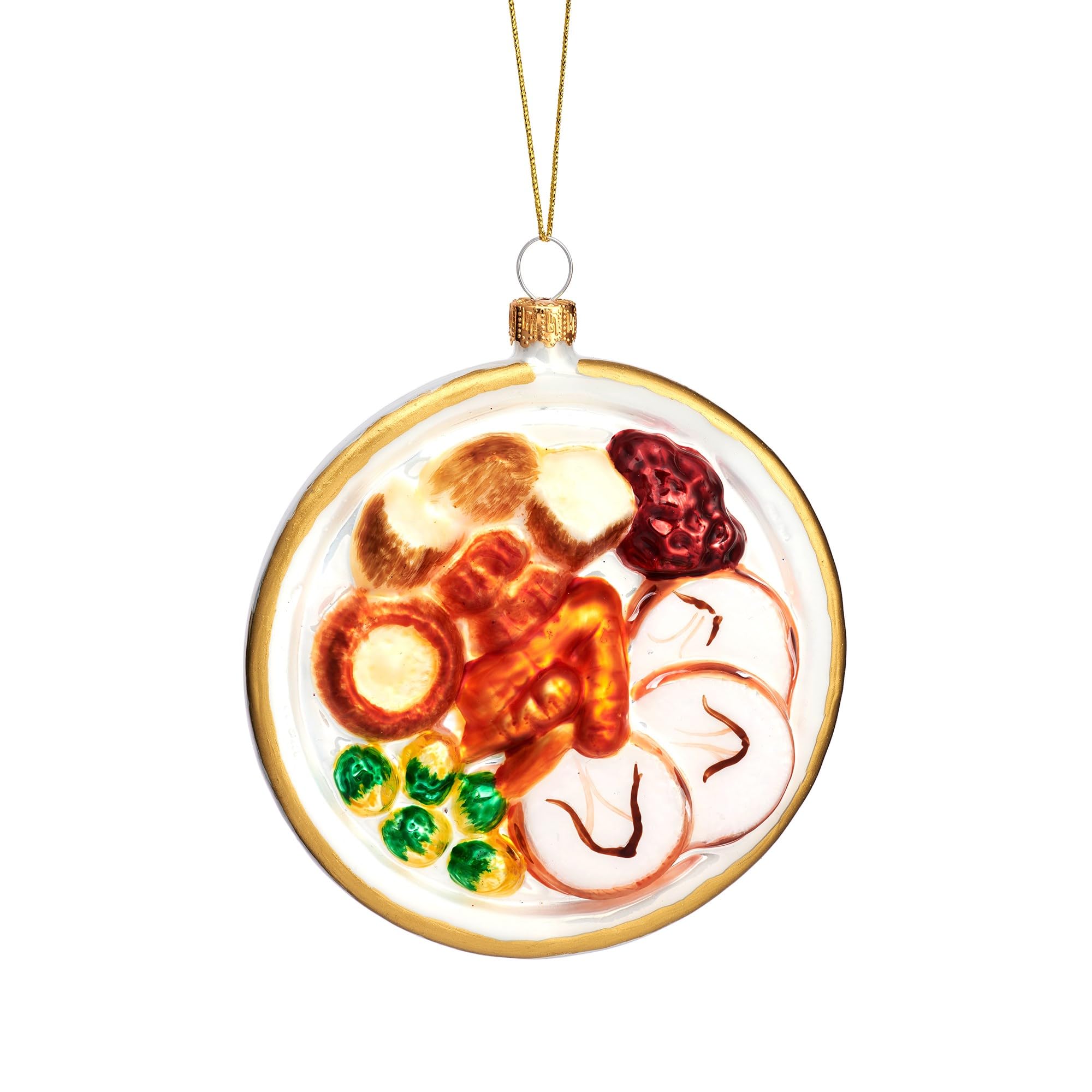 Sass & Belle Christmas Dinner Shaped Bauble
