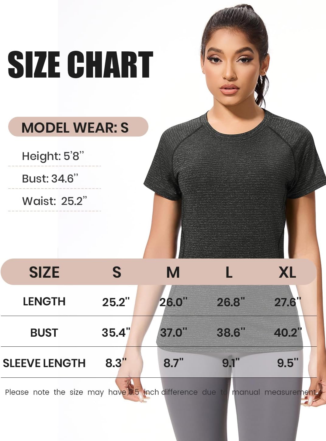 Cosy Pyro 4-Pack Women's Workout Tops Short Sleeve Athletic Compression T-Shirt Quick Dry Running Gym Tee Yoga Shirts - Image 5