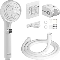 Vista 9 de Cabezal de ducha para autocaravana con manguera, cabezal de ducha de alta presión con interruptor de encendido y apagado de mano, remolque de viaje