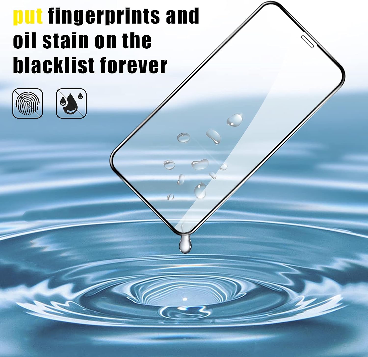 Echoose 3 Pack Screen Protector Compatible with iPhone 11/iPhone Xr (6.1 inches), Full Coverage Tempered Glass edge to edge,4X Stronger HD Bubbles Free, with easy Installation Kits