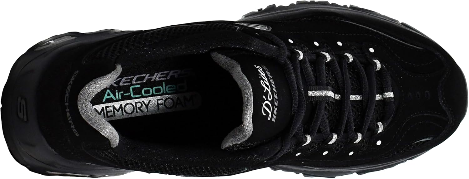 Skechers Women's D'Lites-Life Saver Memory Foam Lace-up Sneaker - Picture 46 of 62