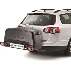 Remolque Bicicleta Para Coche Westfalia Caja de Transporte para Portabicicletas BC 60, Bikelander y Bikelander Classic - Caja de Transporte Trasera con Capacidad de 200 L, Impermeable