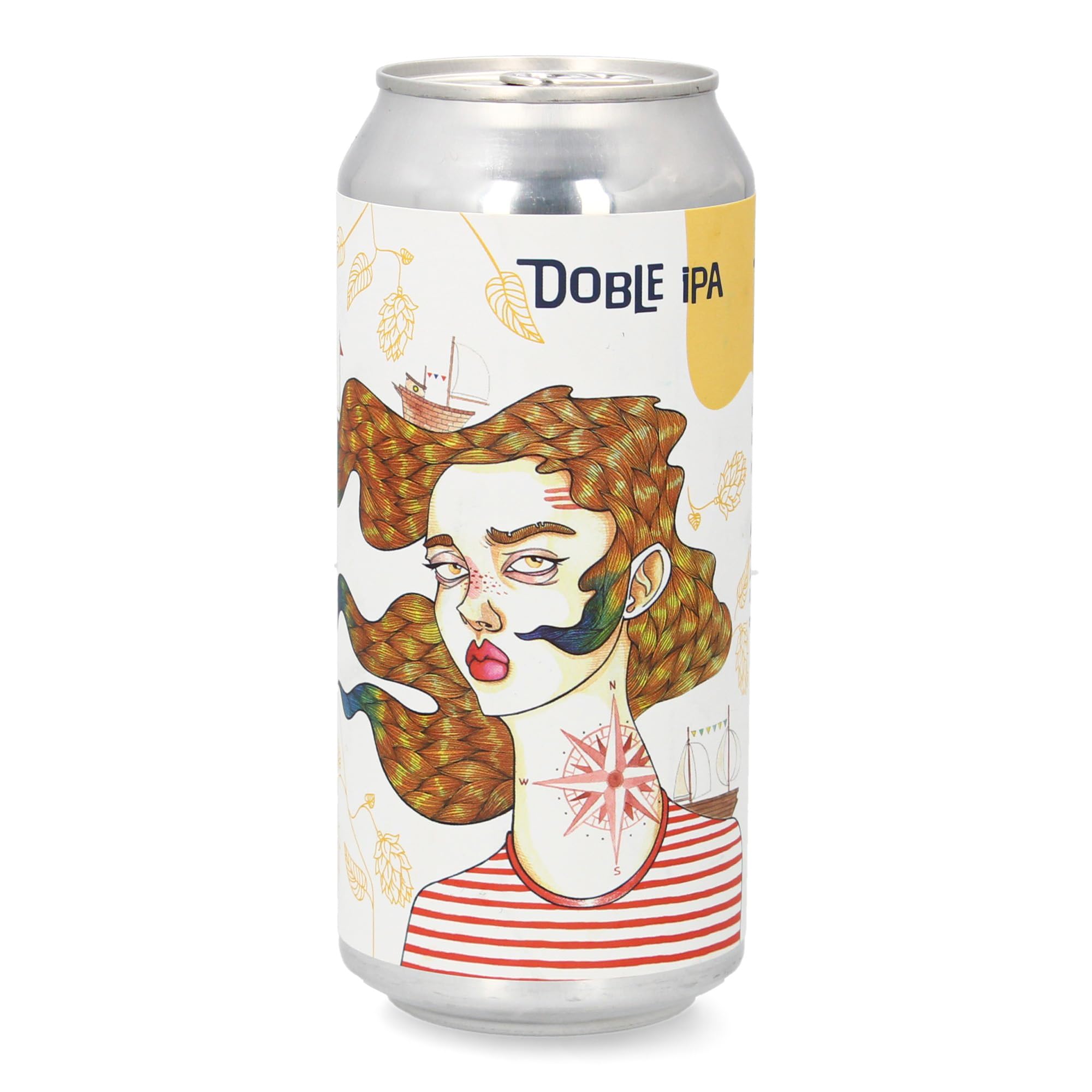 Cerveza artesana Althaia Mistral Doble IPA – Lata 44cl – 8,7% Vol (Pack 12 latas, 12, unidad)