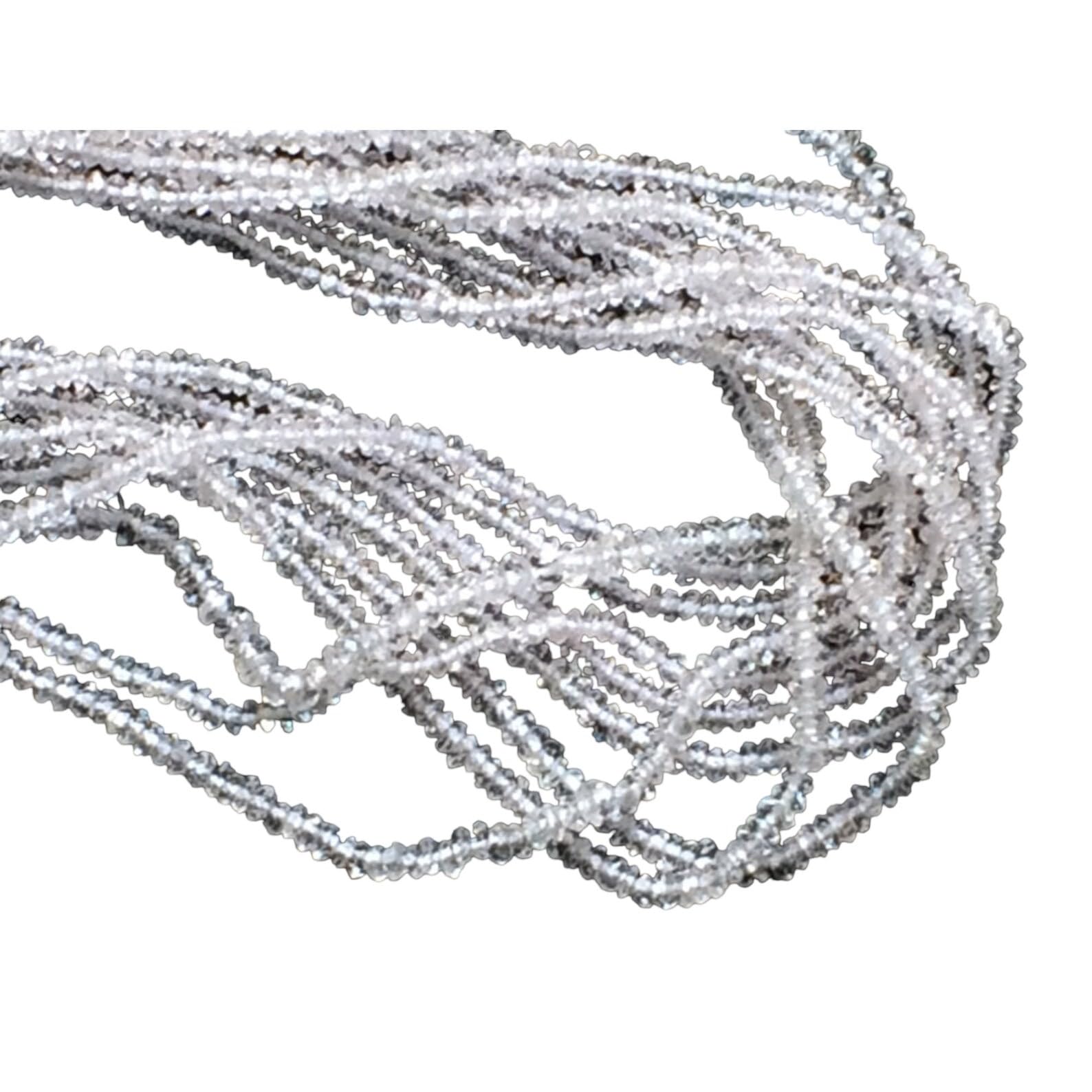 Perles à facettes de topaze blanche pour illuminer vos bijoux faits main du quotidien