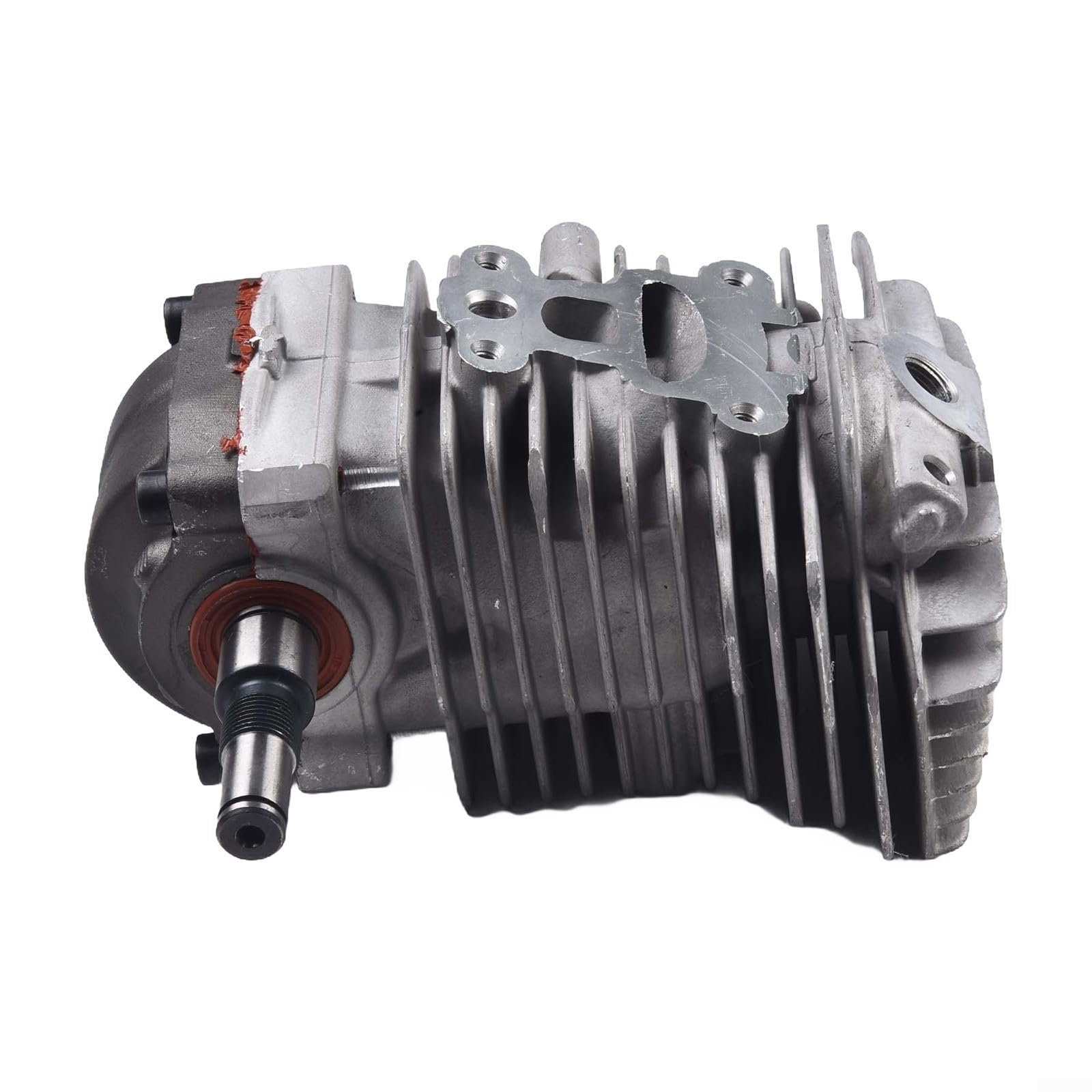 Cilindro de motor de 40 mm para pistón y cigüeñal, metal resistente al desgaste, fácil montaje, repuesto para motosierras MS211 MS211C, color negro, 1 unidad