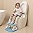 Potty Training Seat - Toddlers Potty Training Toilet with Step Stool Ladder, Toddler Toilet Seat for Kids Boys Girls, Upgrade Training Ladder with Anti-Slip Pads, Comfortable, Safe (Blue)