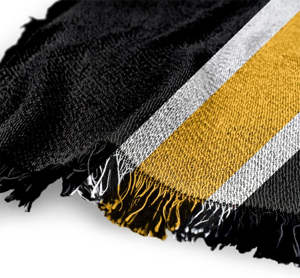 LOGOVISION Colorado College Blanket, 50"x60" Primary Logo Woven Tapestry Cotton Blend Fringed Throw Blanket