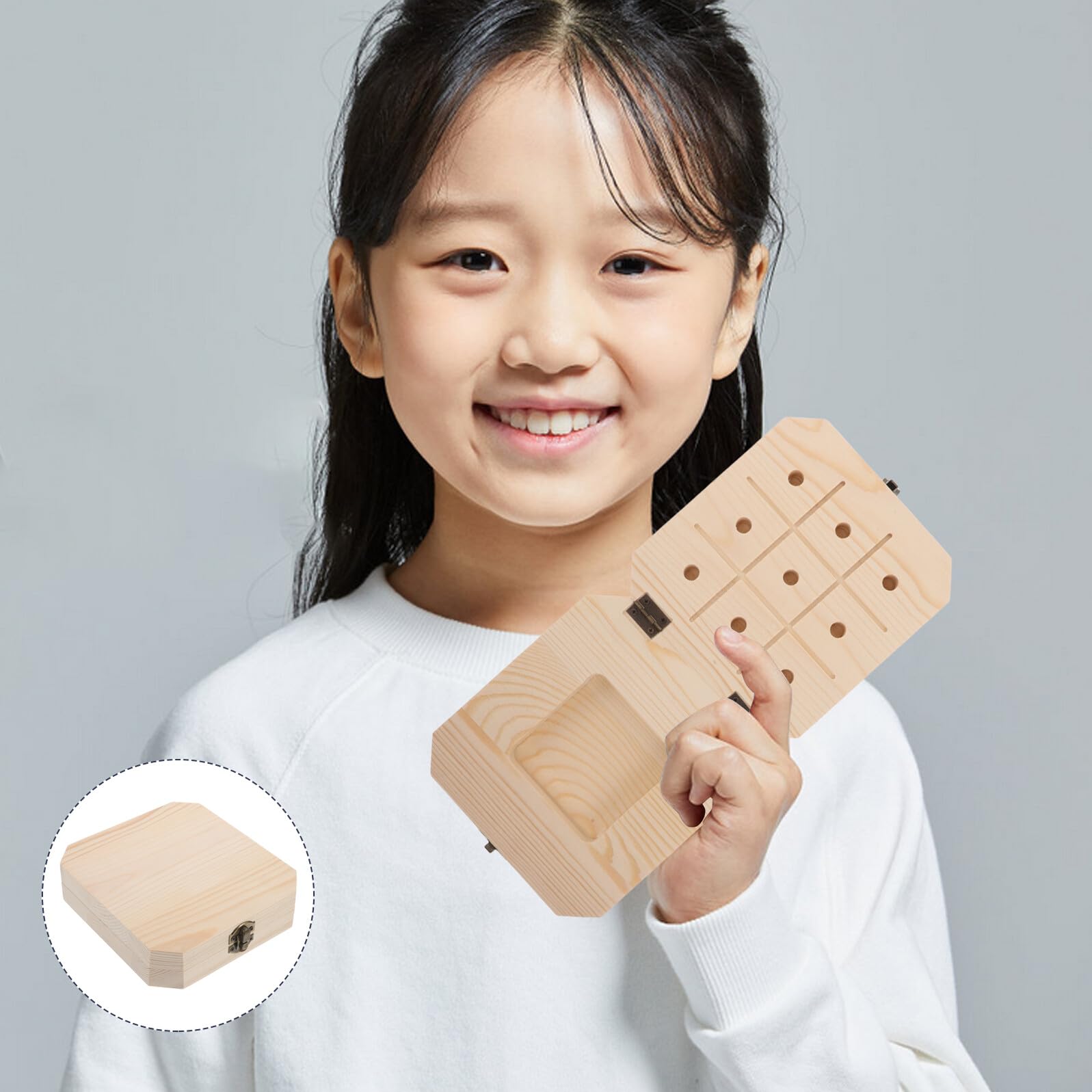 DECHOUS Equipo de Entrenamiento Sensorial para Tablero de Madera Apilable Rompecabezas Educativos para Habilidades Cognitivas Preescolar para Jardín de Infantes