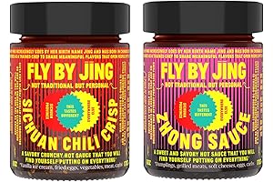 Essential Sichuan Sauce Duo: Fly by Jing Sichuan Chili Crisp & Zhong Sauce