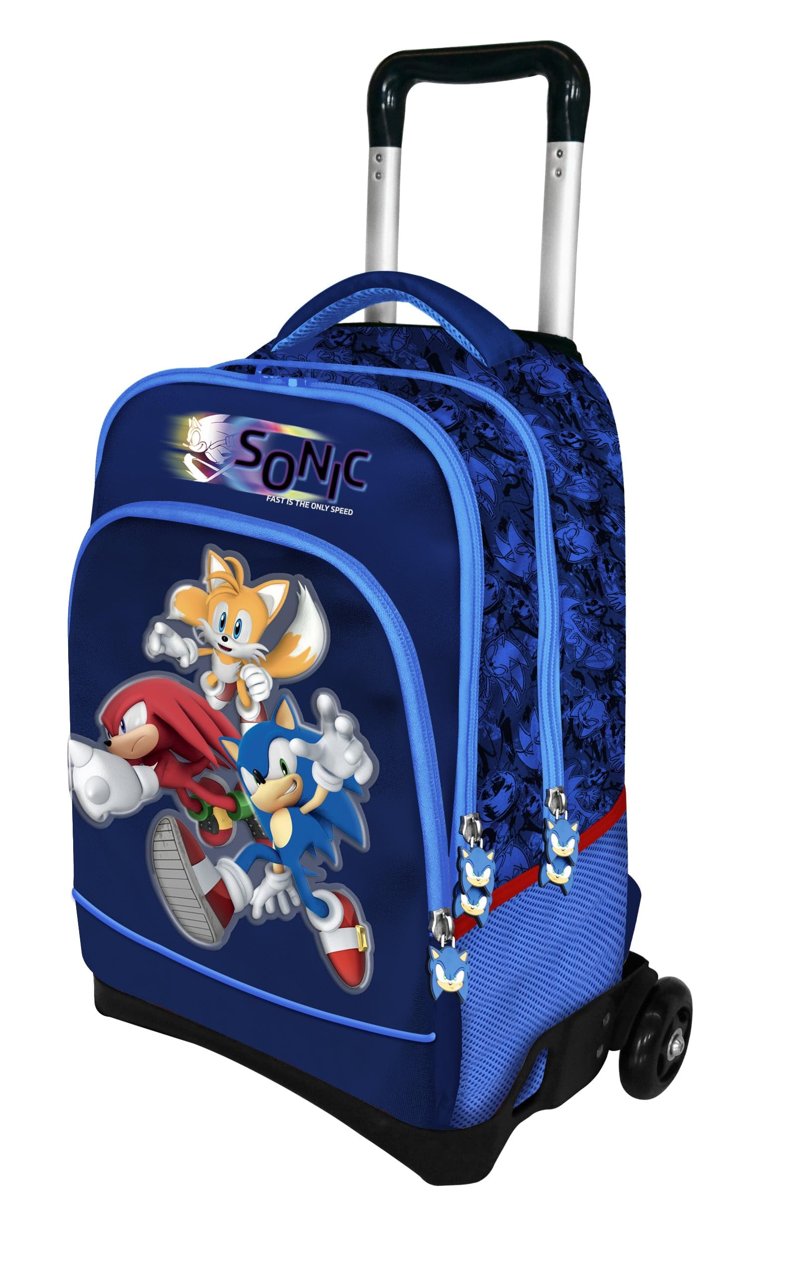 SONI School Trolley Backpack, blue