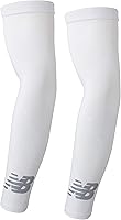 New Balance Compression Arm Sleeves Unisex Sports Arm Warmers - Moisture-Wicking, Odor-Reducing, Recovery Boost 1 Pair