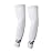 New Balance Unisex Outdoor Sports Compression Arm Sleeves, Arm Warmer, White, Large/X-Large(1 Pair)