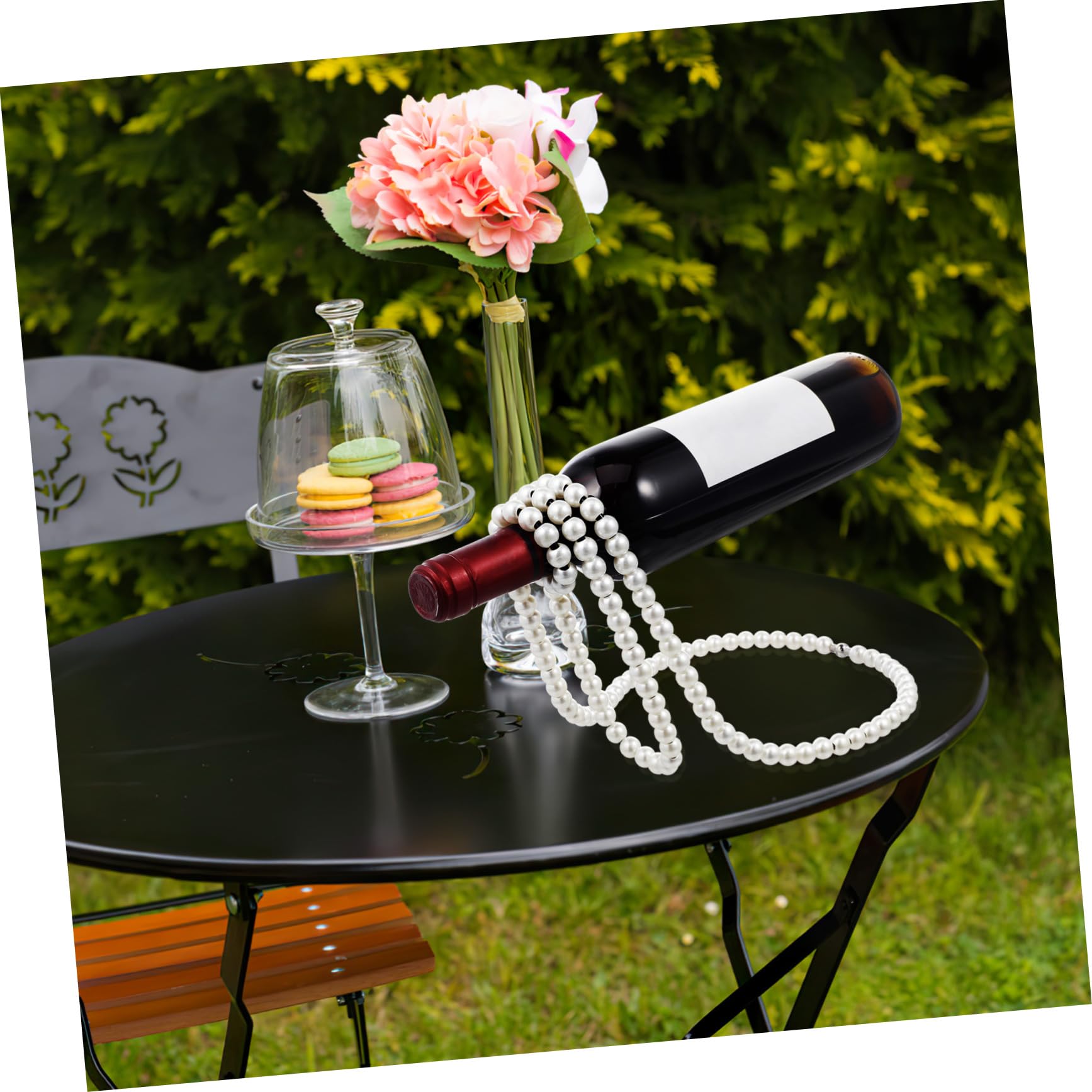 Didiseaon Desktop Decoration Wine Stand Red Wine Hodler Wine Display Rack Wine Storage Rack Wine Rack Household White Decorations