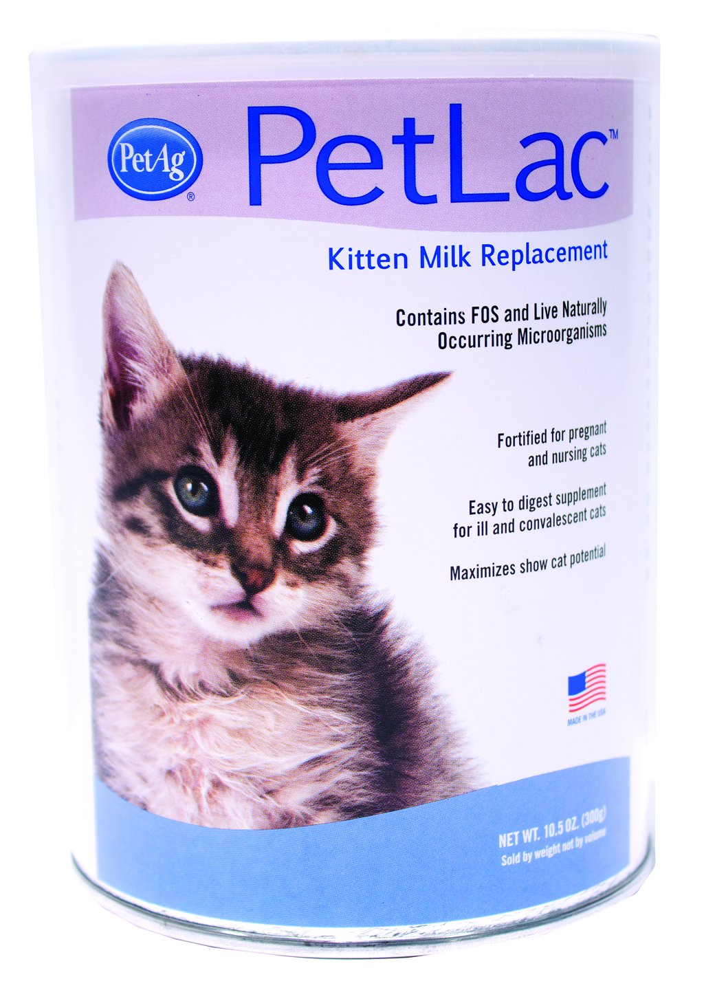 PET AG INC 99298 PETLAC KITTEN MILK REPLACEMENT POWDER 10.5 OUNCE