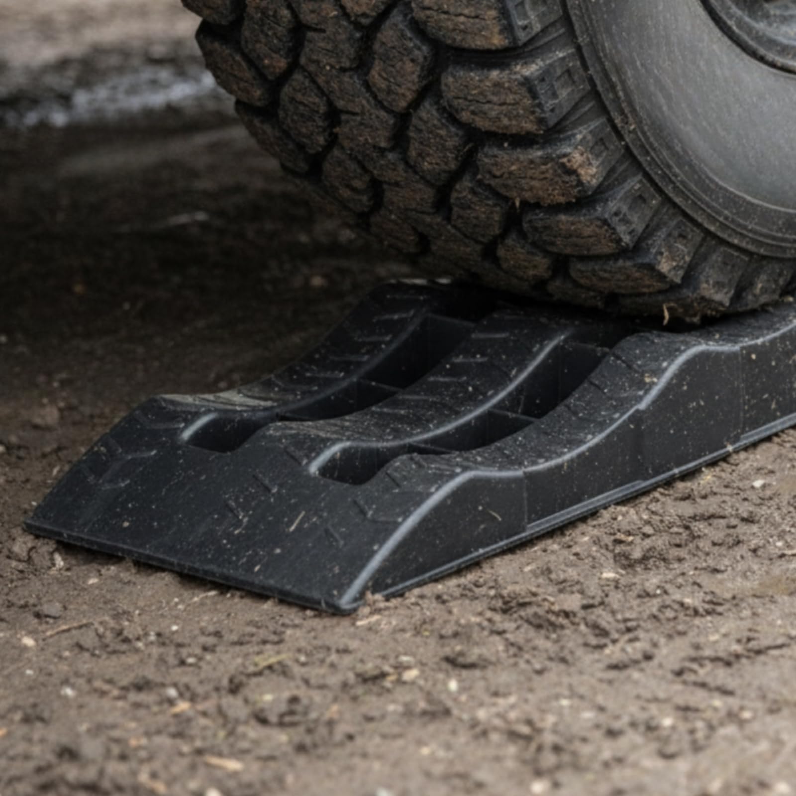 Gralara 2 Stück Auffahrrampe mit Tragetasche stabil Ausgleichskeil handlich Auffahrrampe für Freizeitfahrzeug, Wohnmobilisten