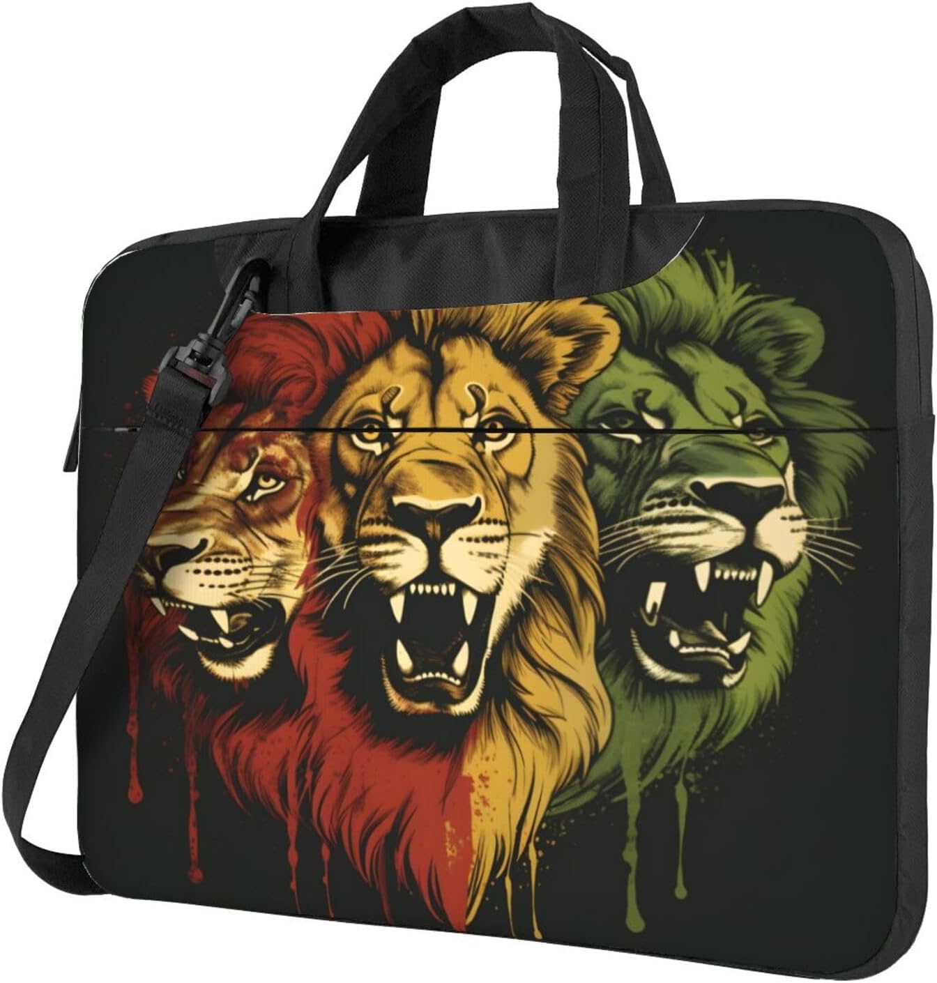 Red Satan Baphomet Laptop Bag, Laptop Case Shoulder Messenger Bag Briefcase Computer Bag for Men Women