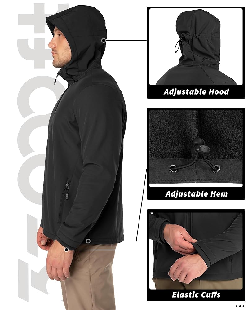 ジャケット・アウター T/C Weather Hooded Shell Jacket M Weatherproof Ultra Tech Men's Jacket, Winter Rain Coat with