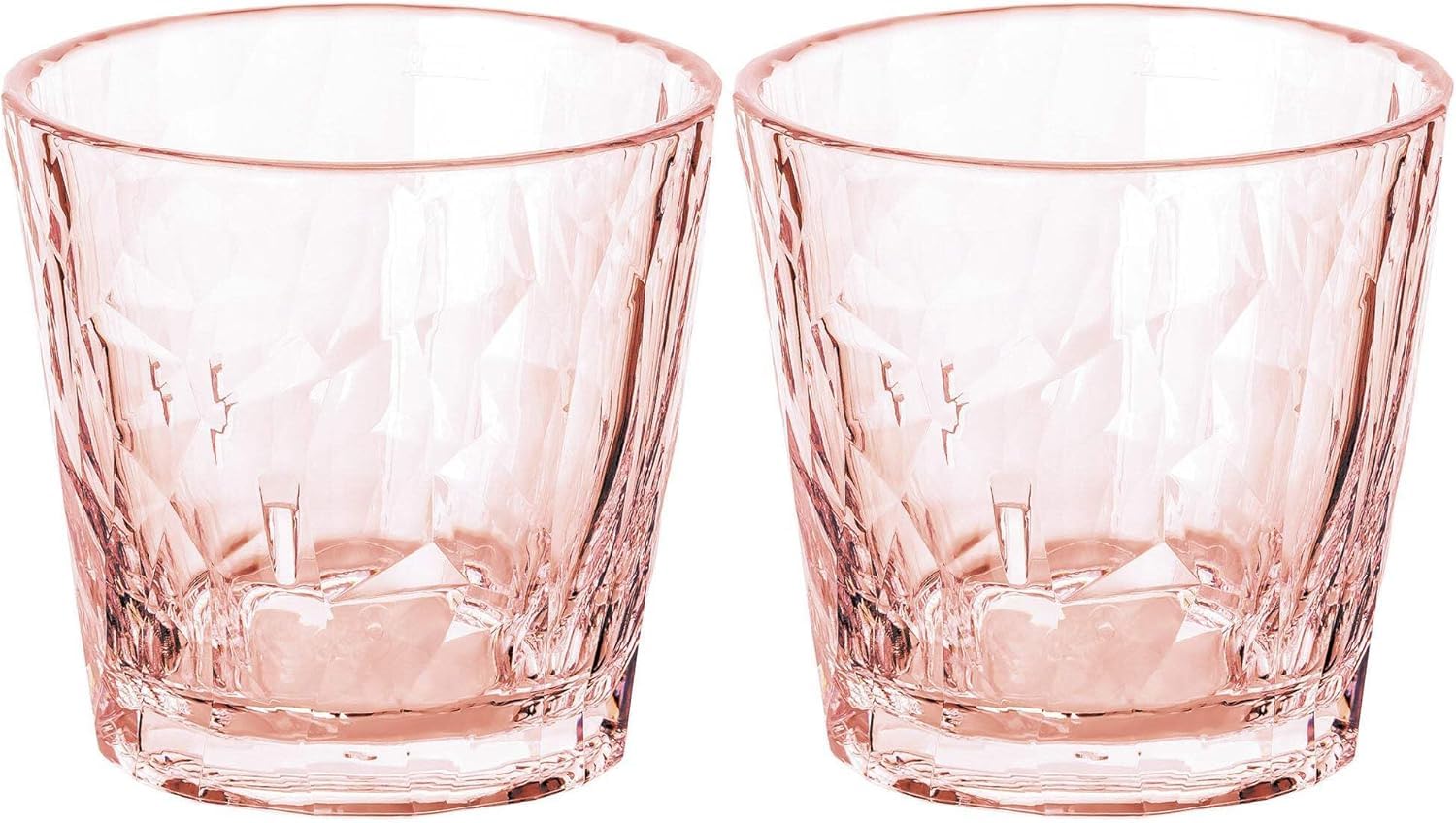Koziol Wein-Tumbler Club No. 22 2er-Set, 250 ml, Rose Quartz