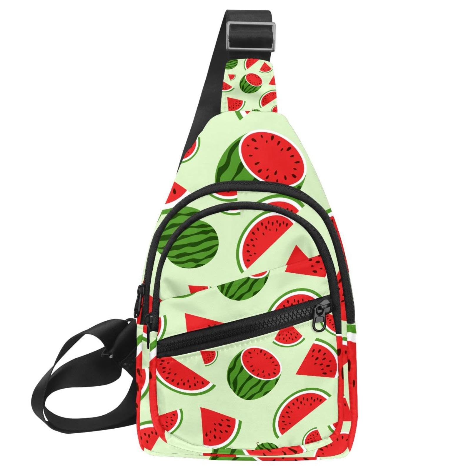 Bolso bandolera de sandía para tus viajes y senderismo de verano 7