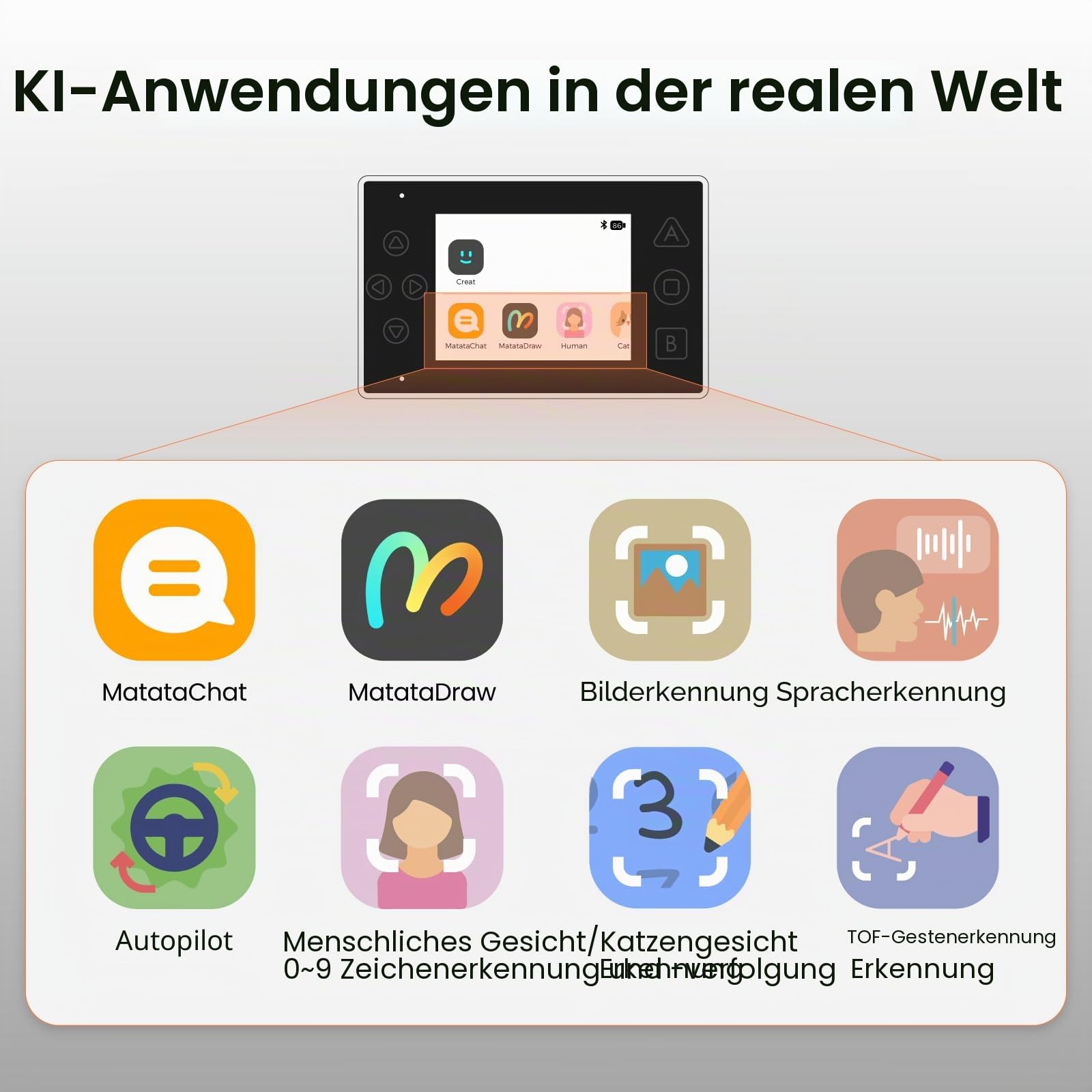 Programmierbarer Roboter für Kinder, MatataStudio Nous AI Roboter Spielzeug Bausatz unterstützt Scratch Python KI-Ausbildung STEM-Lernspielzeug Intelligente Roboter Auto für Junge Mädchen ab 12 Jahren