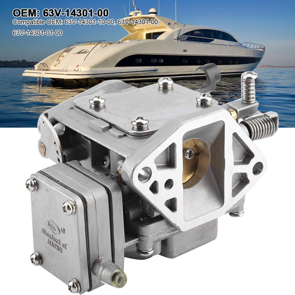 63v-14301-00 Carburador Carb Partes De La Motocicleta Para Motores Fuera De Borda Marinos De 2 Tiempos