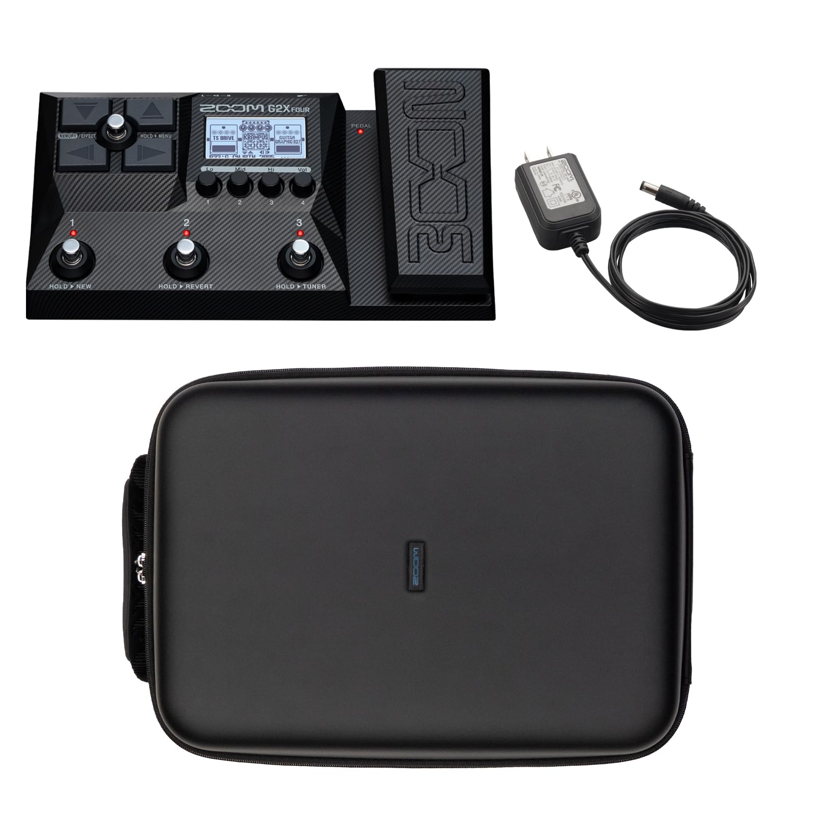 Amazon.co.jp: 【セット買い】ZOOMギターエフェクターG2X FOUR＆
