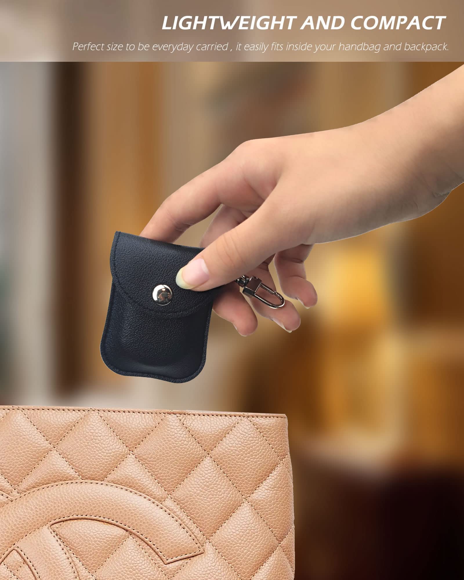 VOFOON Kleiner Pillen-Organizer, Reise-Pillendose für Geldbörse, Schlüsselanhänger, Pillenhalter, Taschen-Pillenbehälter, 2-mal täglich, tragbare Medizin-Vitamin-Hülle, Fischöl-Box,