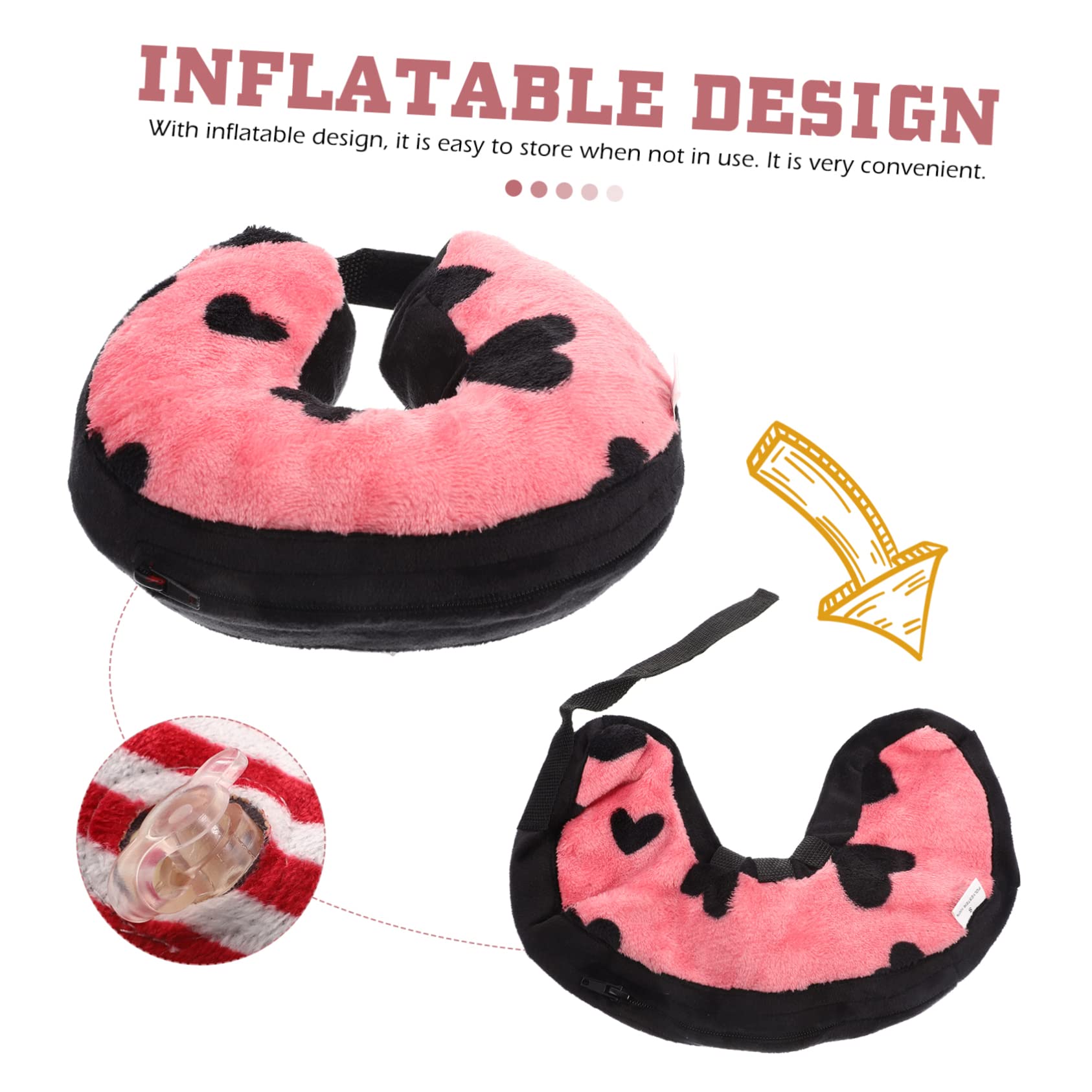 Didiseaon 2pezzi Collare Inflabile Protettivo Per Gatti Dopo Intervento Collarino Elisabettiano Per Accessorio Comfort Per Animali Domestici Design Non Invasivo e Visibilità Ottimale