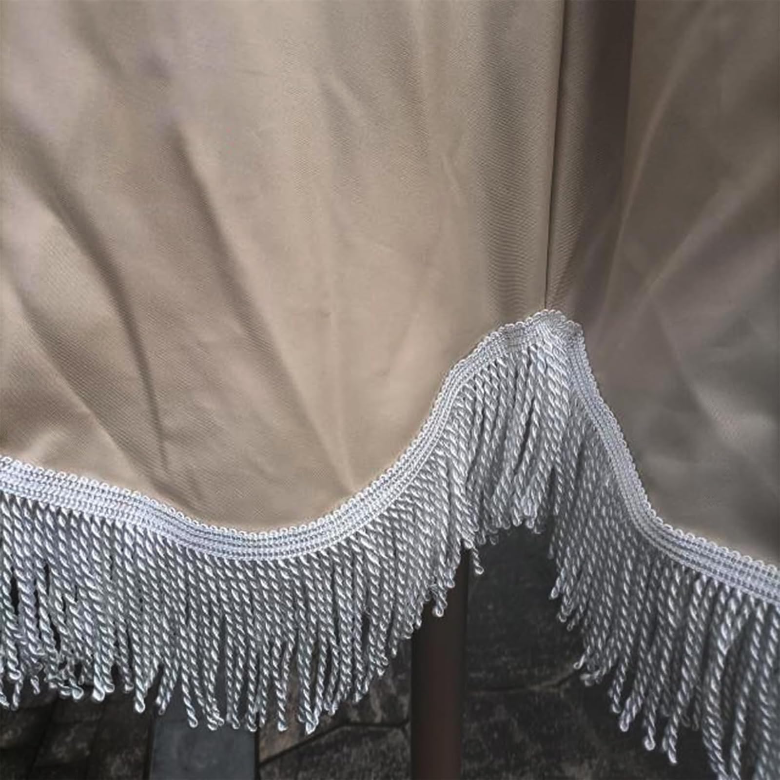 Parasole Parasol Targowy Z Frędzlami Parasol Ogrodowy Z Frędzlami Parasol Plażowy Na Świeżym Powietrzu Bez Podstawy Parasol Ogrodowy