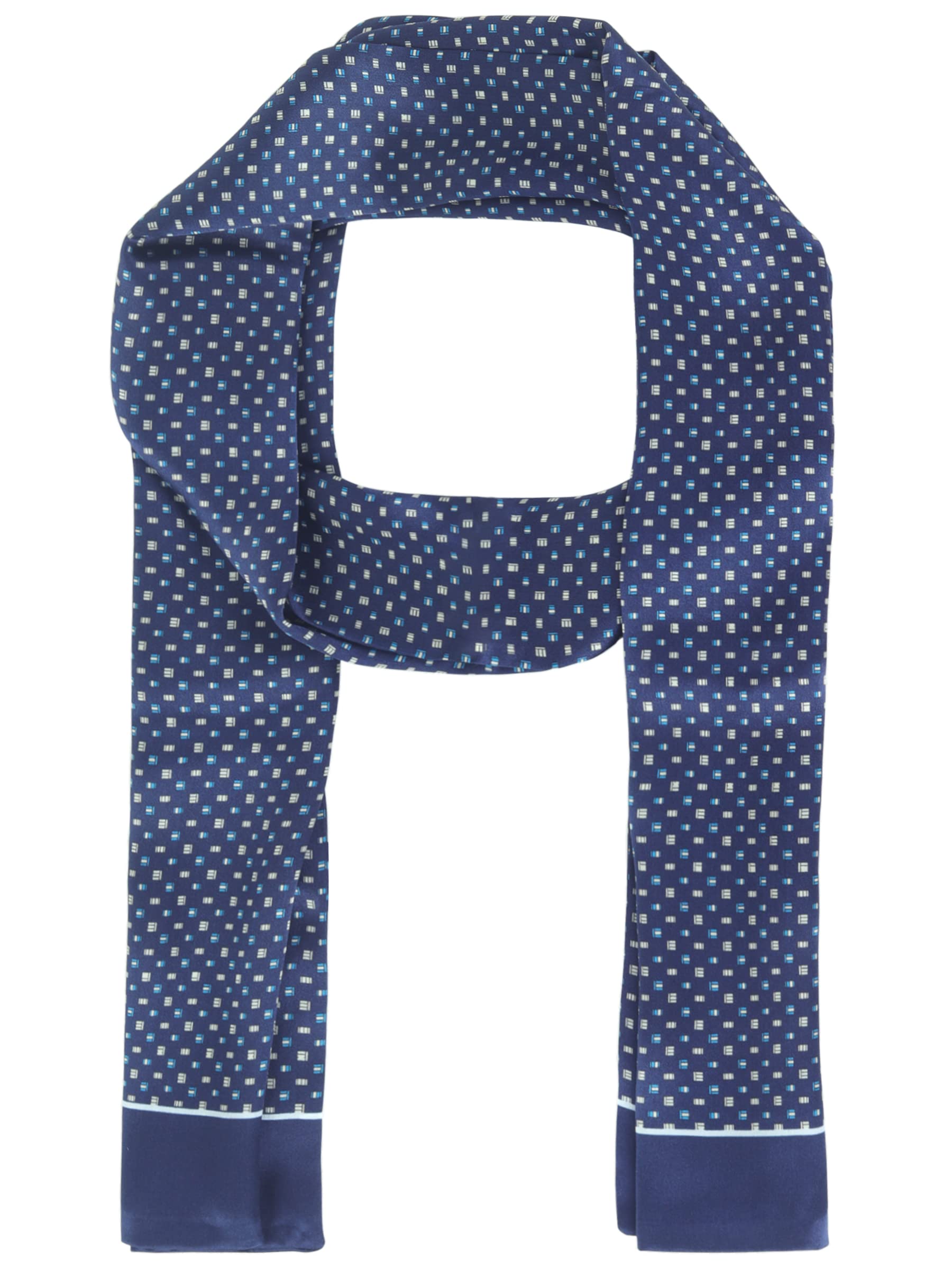 Noble Écharpe en 100% Soie 11 Momme pour Hommes Double Couche Casual Business 155x26cm