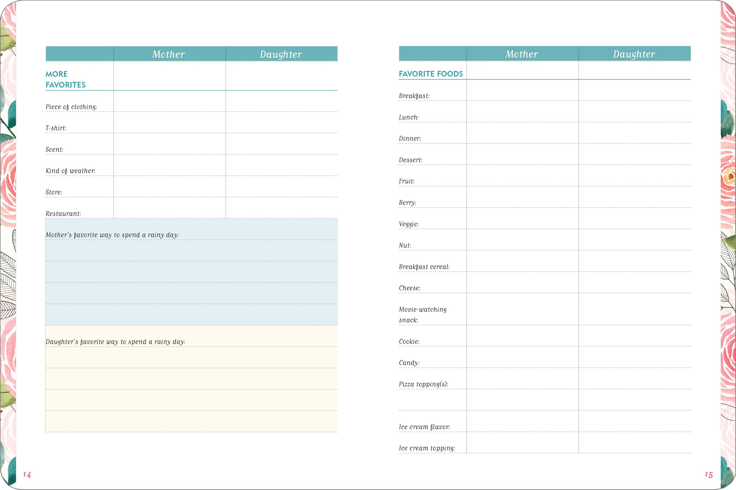 Like Mother, Like Daughter A Discovery Journal for the Two of Us (Deluxe, Hardcover Edition)) - Image 7