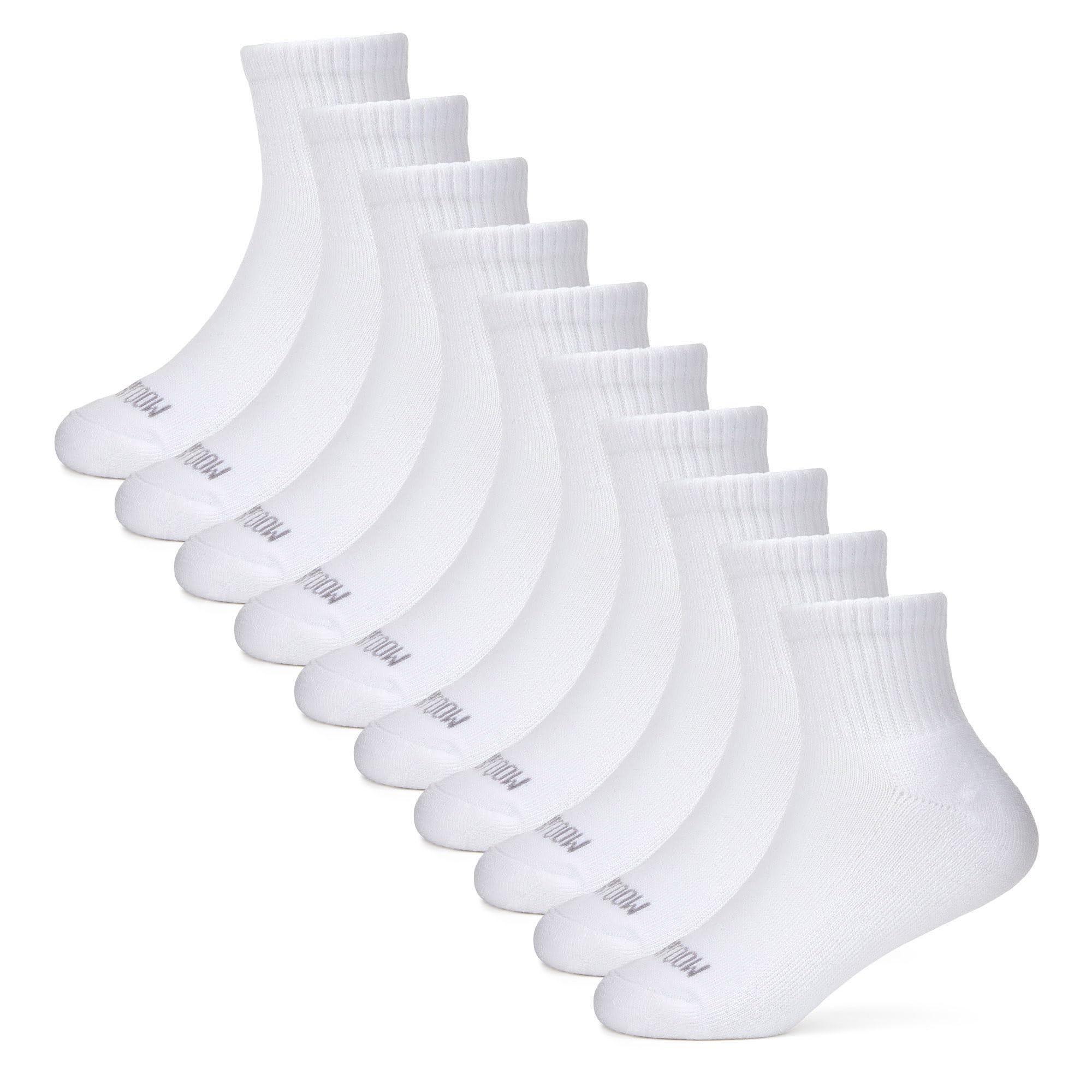 Fruit of the Loom Girl's Everyday Essential Soft Cushion Socks