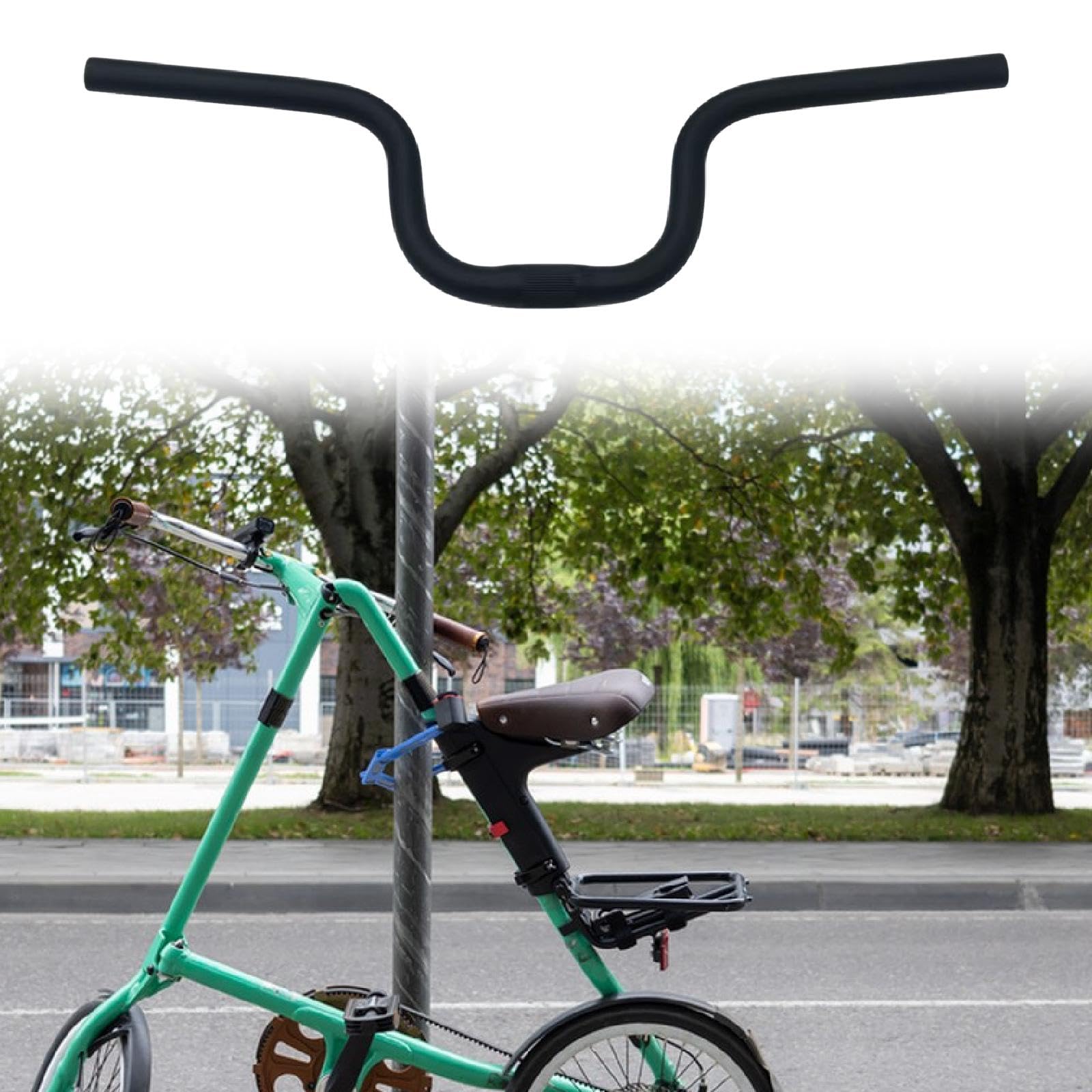 Amazon | STARTIST 560mm 自転車ハンドルバー ユニバーサルライザー